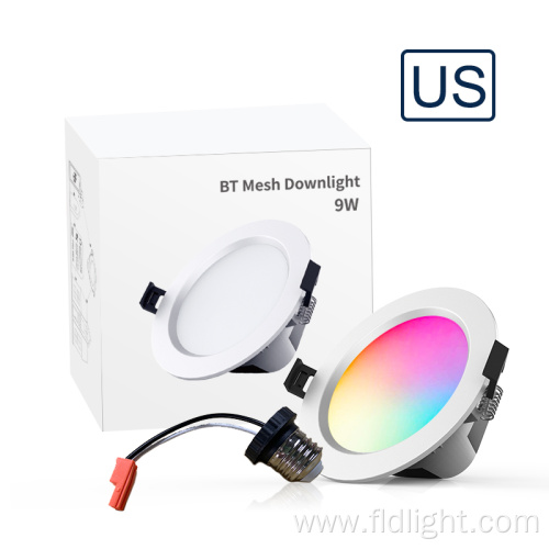 BT Mesh group control Smart downlight dimmable